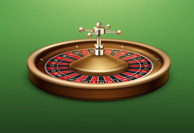vector-realistic-casino-roulette-wheel-side-view-isolated-green-poker-table